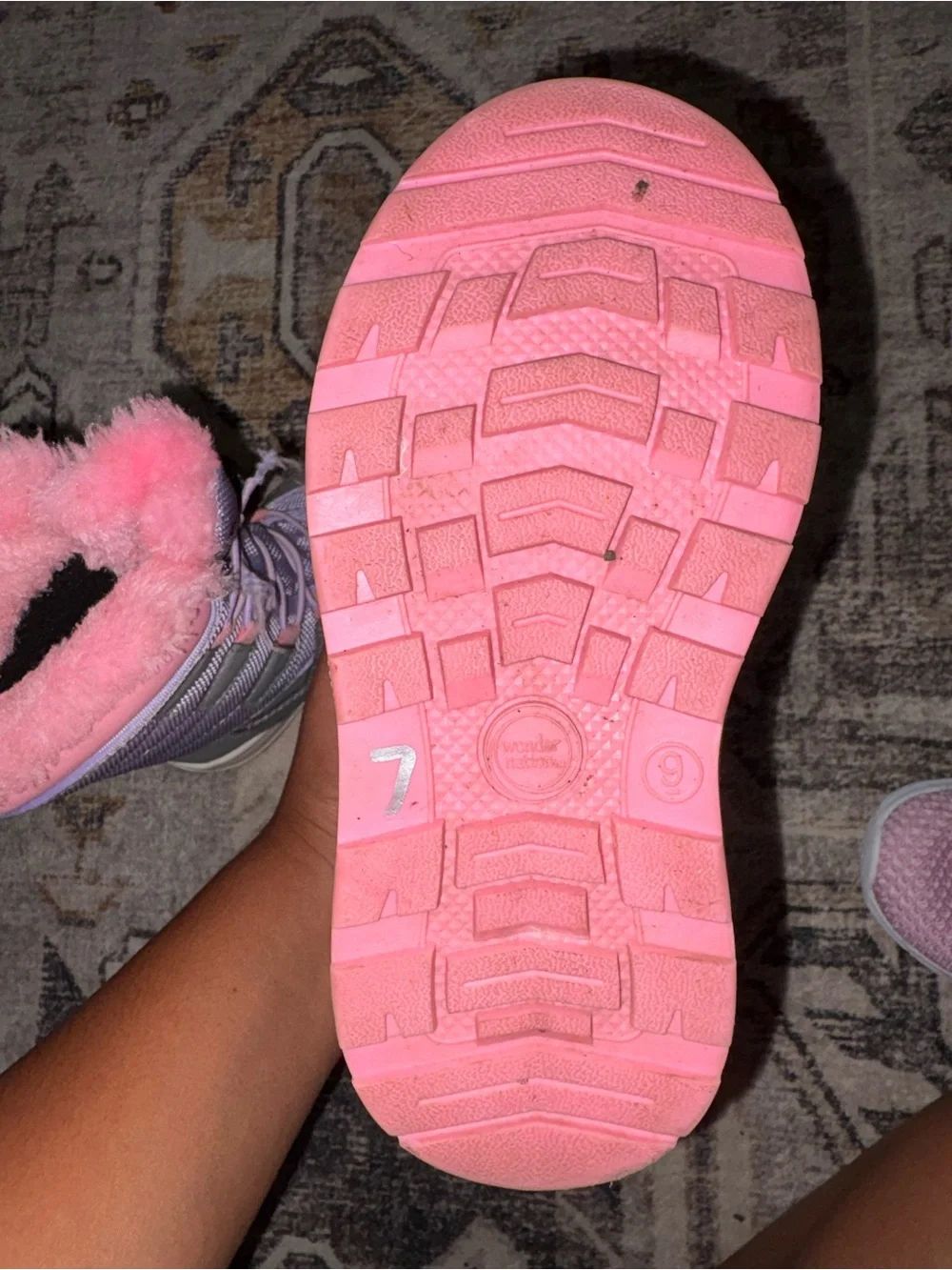 Pink and Purple Girls' Insulated Winter Boots
